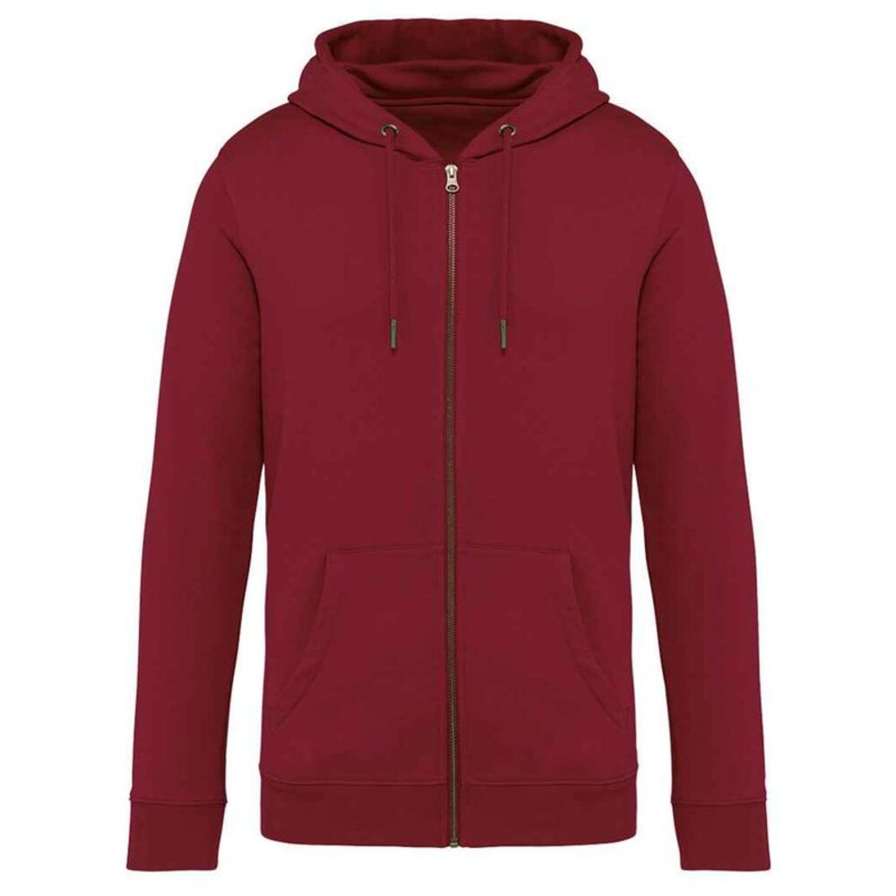 Native Spirit Unisex Adult Full Zip Hoodie / Hibiscus Red